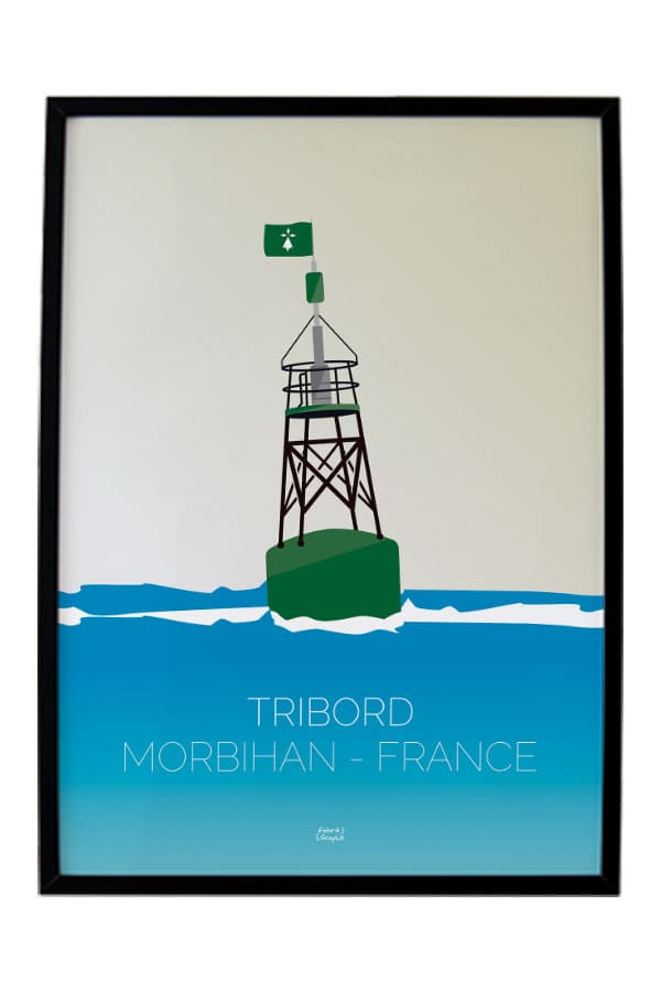 Affiche Tribord Morbihan France